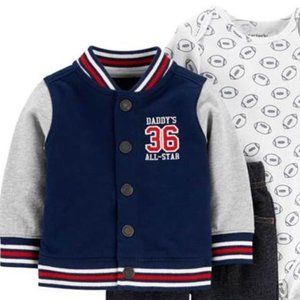 Carter's 18 month three piece infant boy set.
